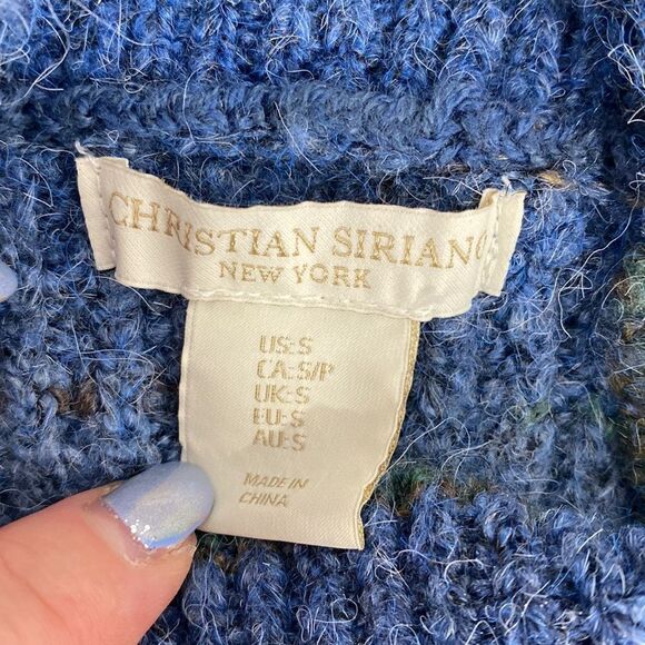 Christian Soriano New York turtleneck sweater, Cozy Winter Cold Weather size S - Picture 4 of 7